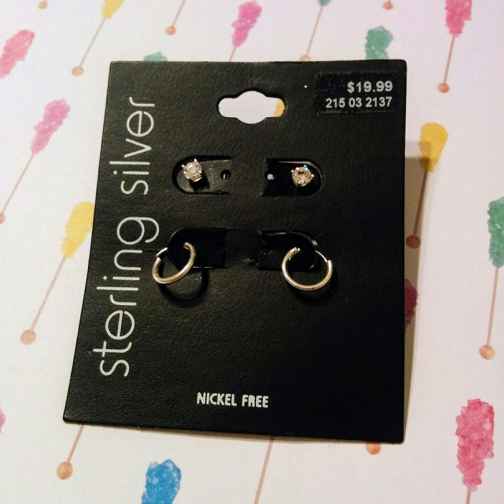 Tiny Sterling Silver Hoops